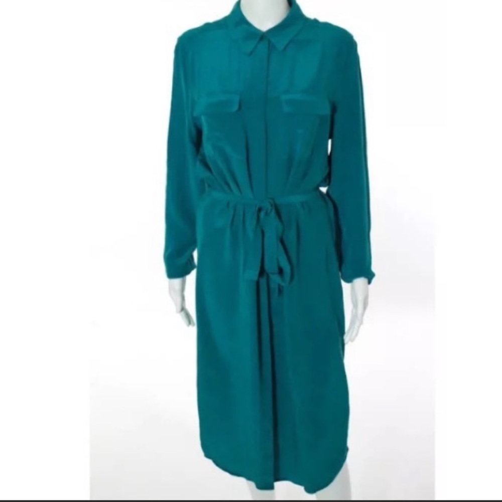 Equipment 100% silk dress